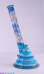 16" Shatterproof Water Pipe (The Shroom) Hand Painted Tube
