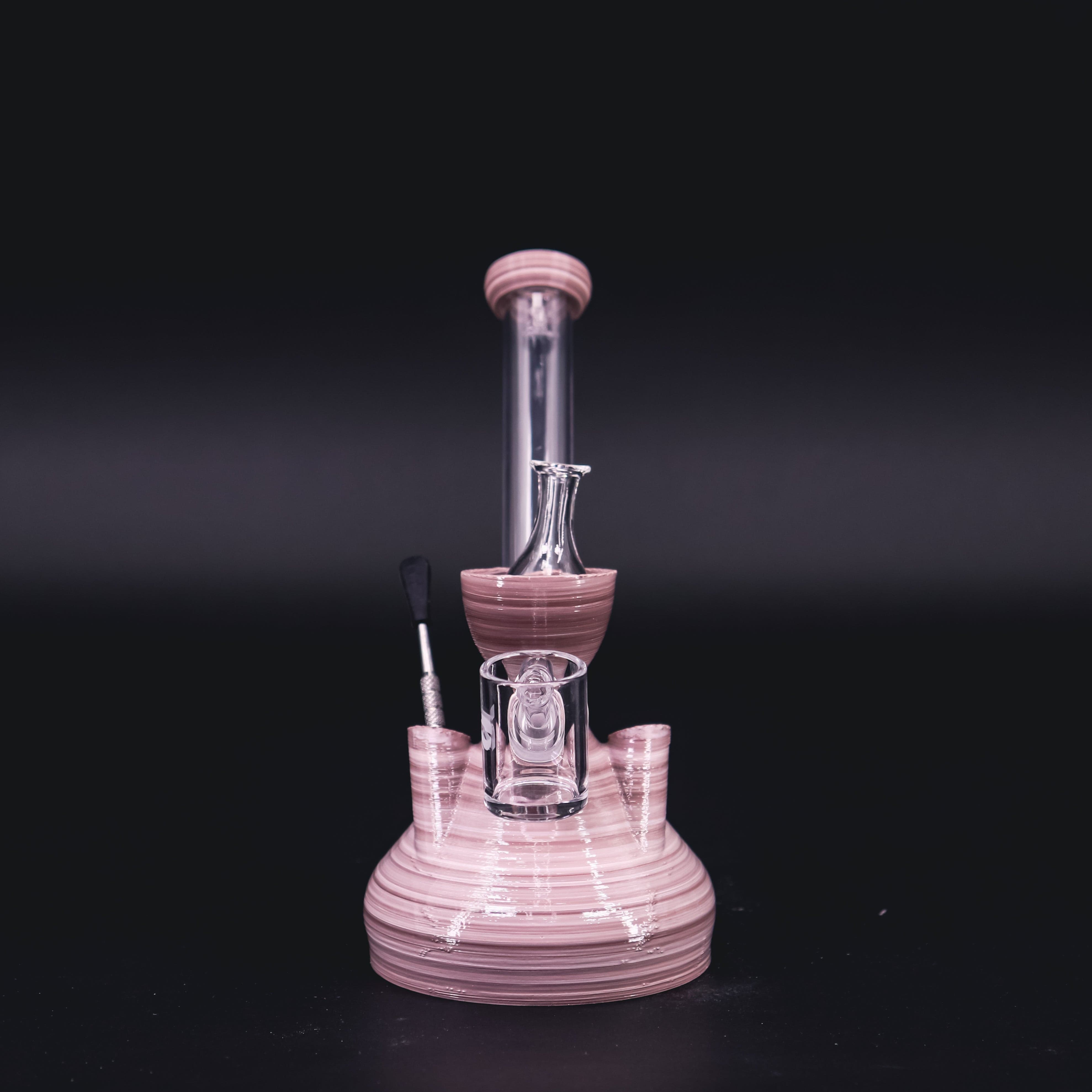 Creme De Brown color of Kayds Kiss - Amazing 3D Printed Dab Rig by Kayd Mayd