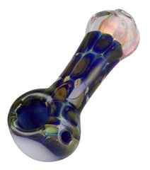 Inside Out Turtle Shell Pattern Glass Pipe