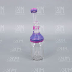 Back Electric Purple color of Wee Billy Bubbler No. 1 - Amazing 3D Printed Water Pipe by Kayd Mayd