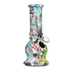 Bell Printed Design Glass Mini Water Pipe | 5.75" | Designs Vary