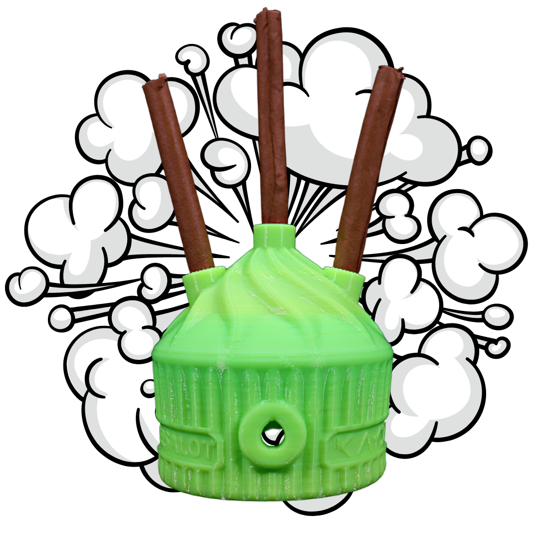 Blunt-Cake Cupcake 3 Candle