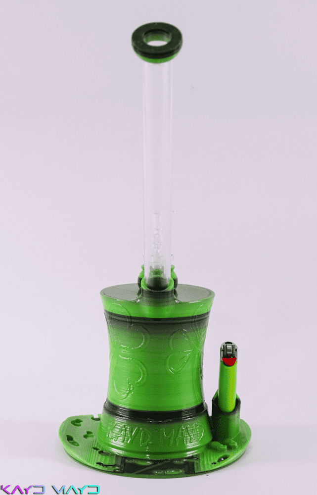 Shenannibis Front View - Amazing 3D Printed Water Pipe by Kayd Mayd.