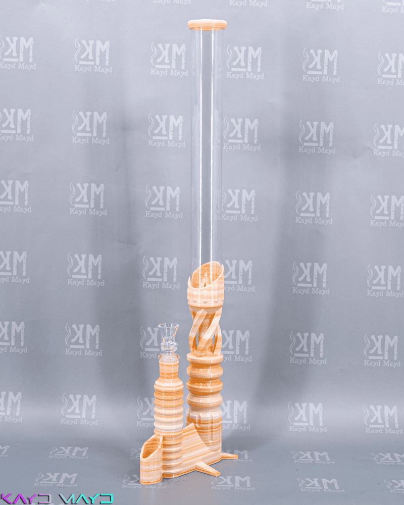 Creme de Orange color of Aqua Saber - Amazing 3D Printed Water Pipe by Kayd Mayd