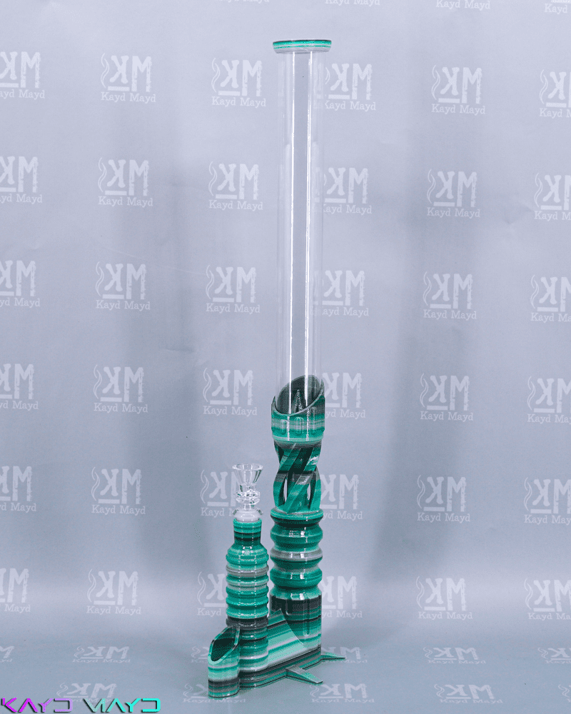 Mint Chocolate Chip color of Aqua Saber - Amazing 3D Printed Water Pipe by Kayd Mayd