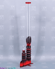 Dramatic Red color of Aqua Saber - Amazing 3D Printed Water Pipe by Kayd Mayd