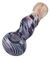 Gold Fumed Inside Out Hand Pipe
