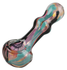 Gold Fumed Wigwag Hand Pipe