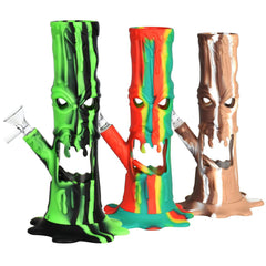 Scary Tree Silicone - Glass LED Water Pipe