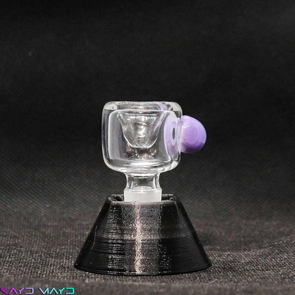 Bubble Bowl Clear with 1 Colored Bead