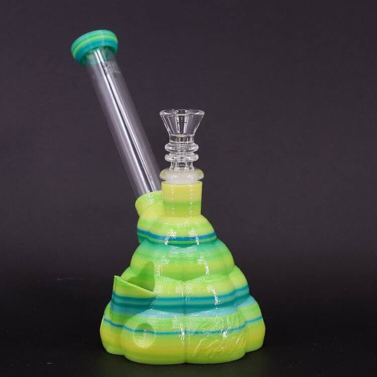 Spring Sunrise color of Cotton Mouth - Amazing 3D Printed Water Pipe by Kayd Mayd
