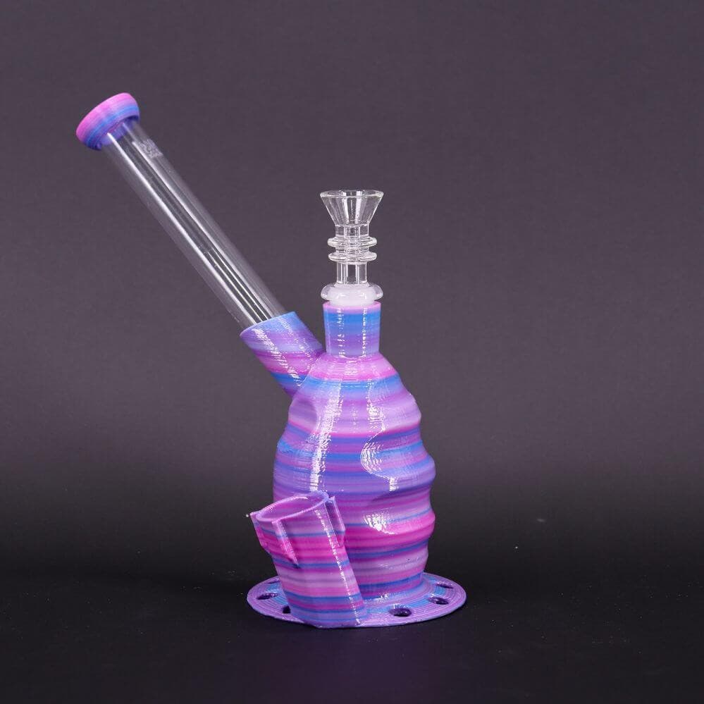 A-Bomb 3D Printed Water Pipe ELECTRIC PURPLE
