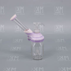 Creme de Purple color of Wee Billy Bubbler No. 1 - Amazing 3D Printed Water Pipe by Kayd Mayd