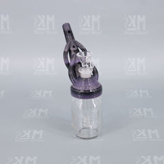Dramatic Purple color of Wee Billy Bubbler No. 2 - Amazing 3D Printed Water Pipe by Kayd Mayd