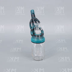 Dramatic Aqua color of Wee Billy Bubbler No. 2 - Amazing 3D Printed Water Pipe by Kayd Mayd